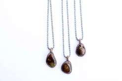 Agate necklace | Mexican Fire Agate necklace