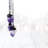 Amethyst crystal necklace | Raw amethyst pendant