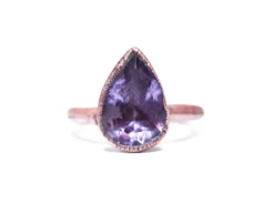 Amethyst ring | Amethyst crystal ring