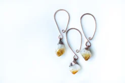 Citrine crystal ornament | Raw crystal ornament