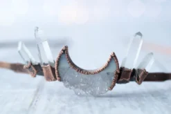 Crystal Moon Tiara | Quartz Crystal Crown