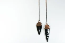 Dragon glass necklace | Obsidian arrowhead necklace