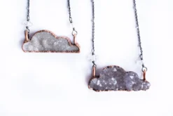 Druzy cloud necklace | Cloud necklace