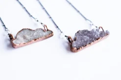Druzy cloud necklace | Cloud necklace