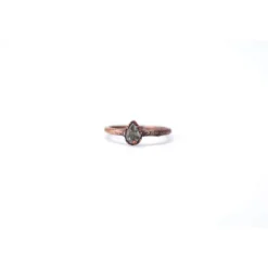 Faceted aquamarine ring | March Birthstone Ring