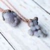 Grape Agate necklace | Agate jewelry
