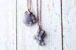 Grape Agate necklace | Agate jewelry