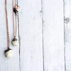 Howlite necklace | Howlite crystal necklace