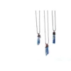 Kyanite crystal necklace | Raw kyanite jewelry