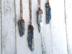 Kyanite necklace | Raw kyanite jewelry