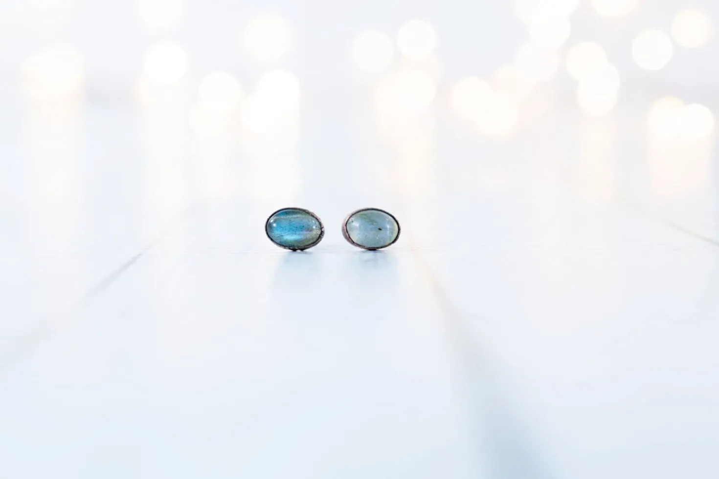 Labradorite earrings | Labradorite stud earrings
