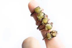 Mexican yellow garnet ring | Garnet ring