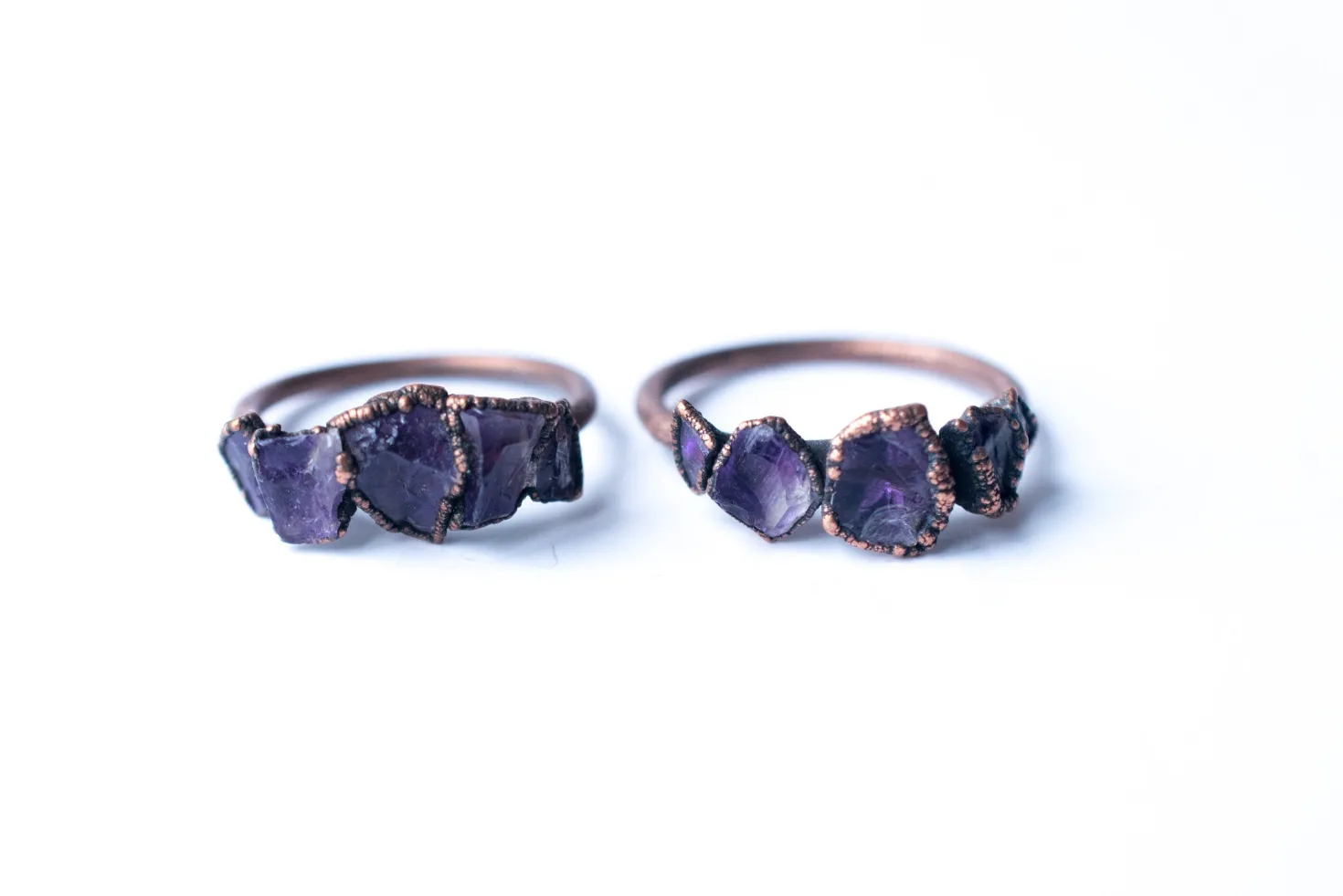 Multi Stone Ring | Amethyst ring