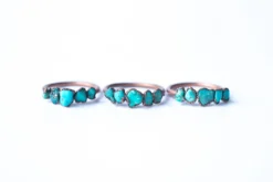 Multi Stone Ring | Turquoise nugget ring