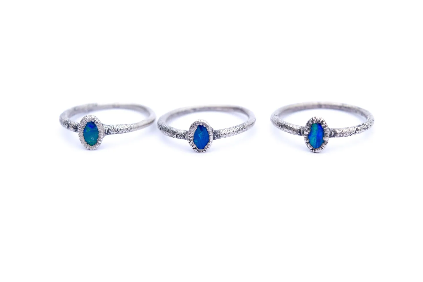 OPAL birthstone ring | Stacking birthstone ring