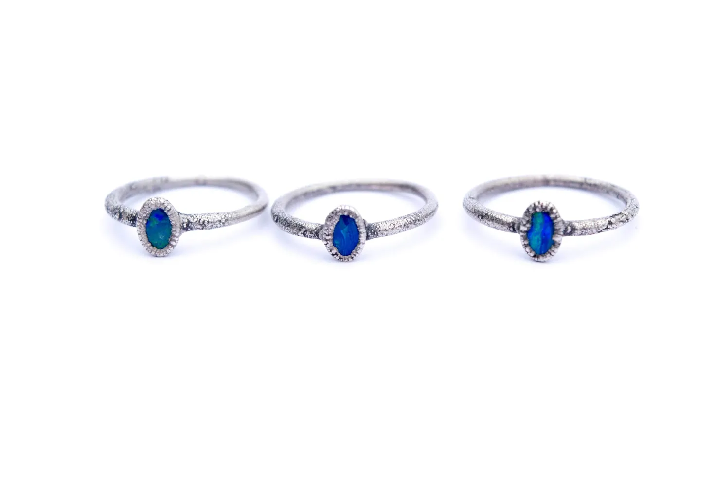 OPAL birthstone ring | Stacking birthstone ring