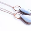 Rainbow Moonstone necklace | Moonstone Necklace