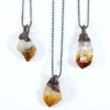 Raw citrine necklace | Citrine necklace