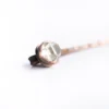 Raw crystal hair pin | Herkimer diamond hair pin