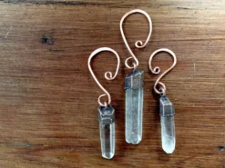 Raw crystal ornament | Quartz crystal ornament
