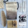 Raw quartz crystal necklace | Electroformed crystal necklace