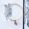 Raw ruby bracelet | Rough ruby bracelet