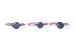 Raw sapphire ring | Blue sapphire ring