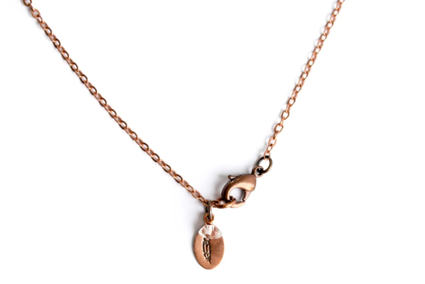 Raw smokey quartz necklace | Raw quartz necklace