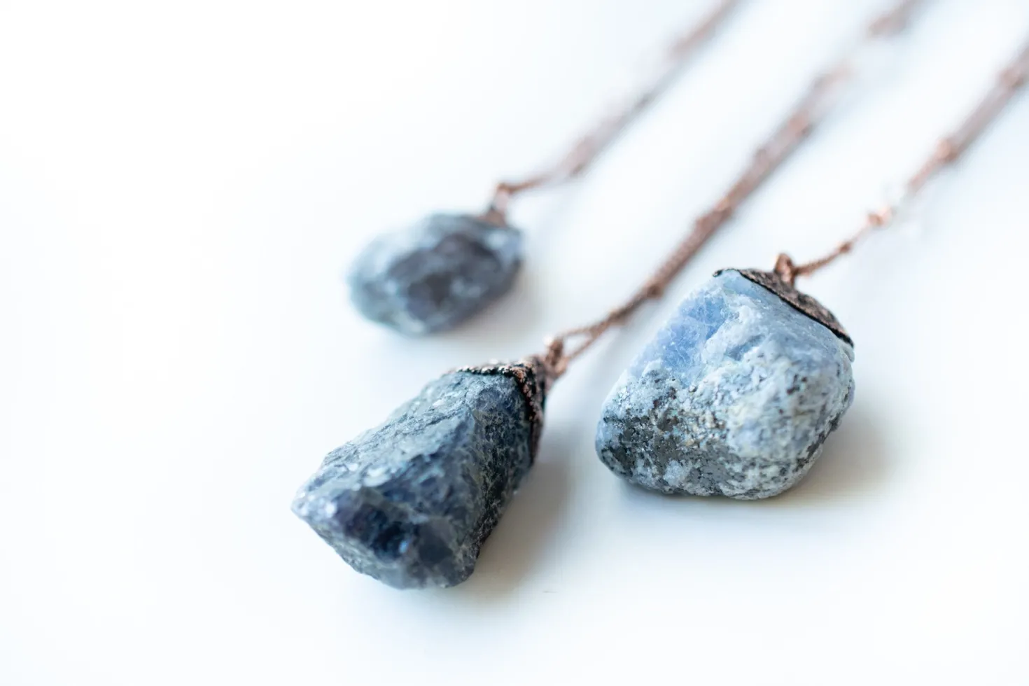 Raw tanzanite necklace | Tanzanite necklace