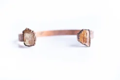 Raw Topaz Cuff | Raw Mineral Cuff