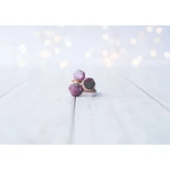 Rose Gold Ruby ring | Red ruby crystal ring