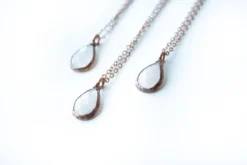 Rose Quartz Necklace | Faceted Rose Quartz