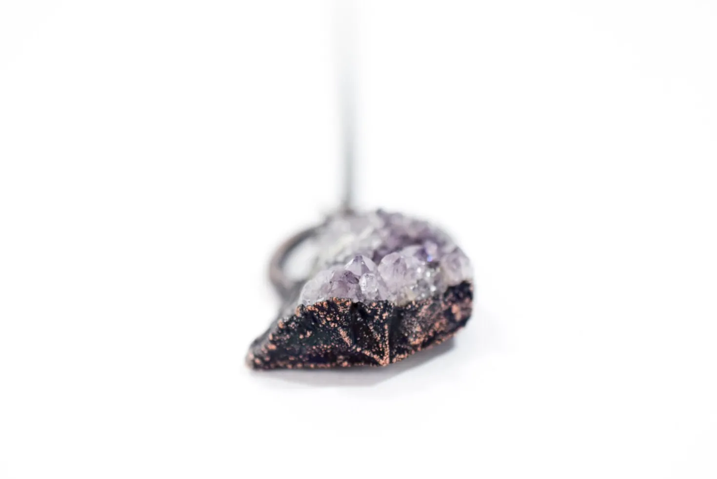 SALE Amethyst crystal necklace | February Birthstone Necklace