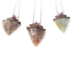 SALE Arrowhead fossil | Electroformed fossil jewelry