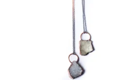 SALE Druzy necklace | Druzy crystal necklace