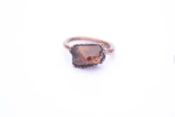SALE Garnet ring | Orange Garnet ring