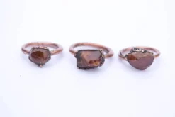 SALE Garnet ring | Orange Garnet ring