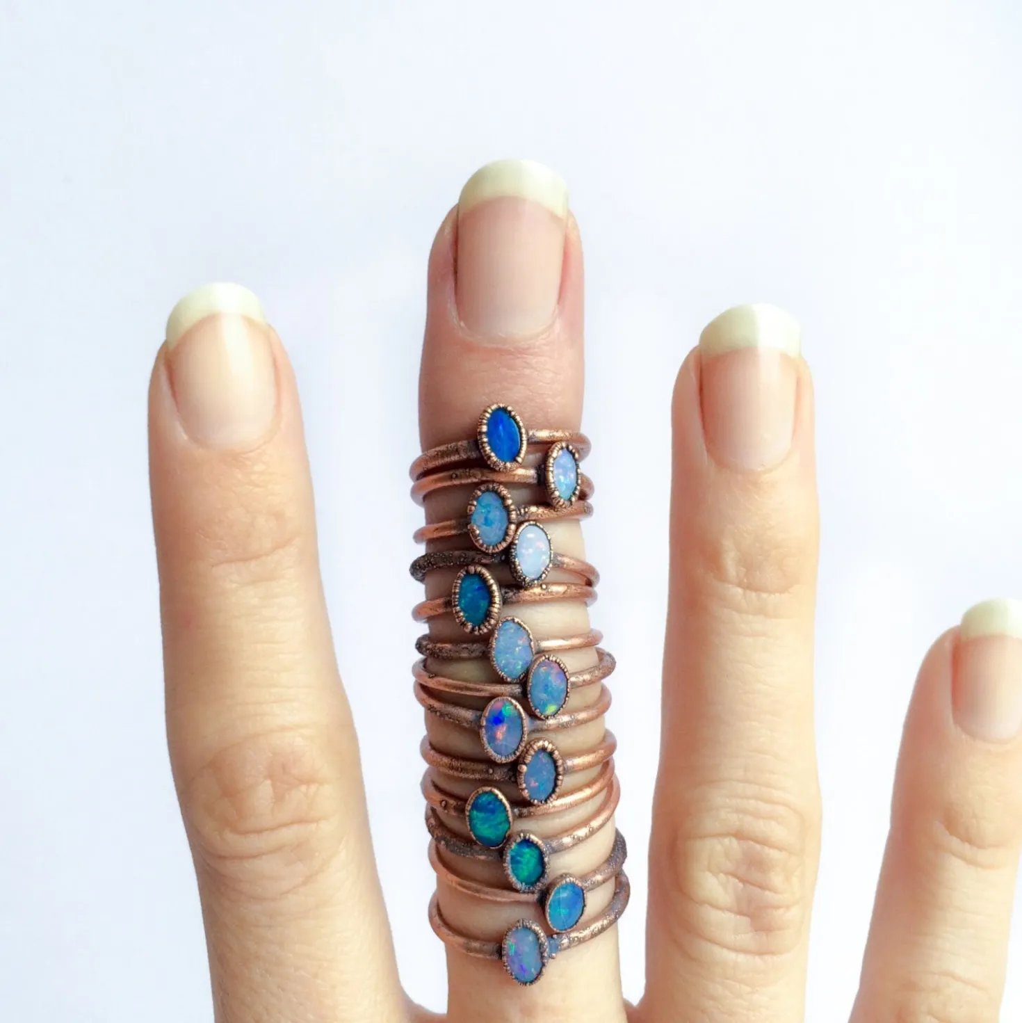 SALE Opal ring | Raw mineral ring