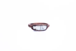 SALE Raw howlite ring | Natural howlite