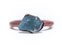 SALE Raw Labradorite ring | Gemstone stacking ring