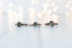 SALE Raw pyrite ring | Fool's gold jewelry