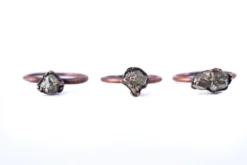 SALE Raw pyrite ring | Fool's gold jewelry