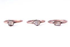 SALE Raw Topaz ring | Topaz crystal ring
