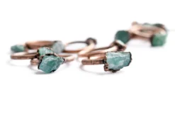 SALE Rough apatite ring | Blue apatite ring