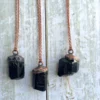 SALE Tourmaline crystal necklace | Raw tourmaline necklace