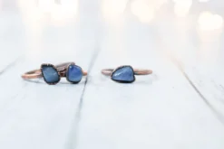 SALE Tumbled tanzanite ring | Stone stacking ring