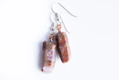 SALE Untreated ruby earrings | Red ruby earrings