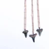 Shark's tooth pendant | Electroformed copper shark tooth pendant