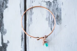 Turquoise crystal bracelet | Turquoise crystal bangle